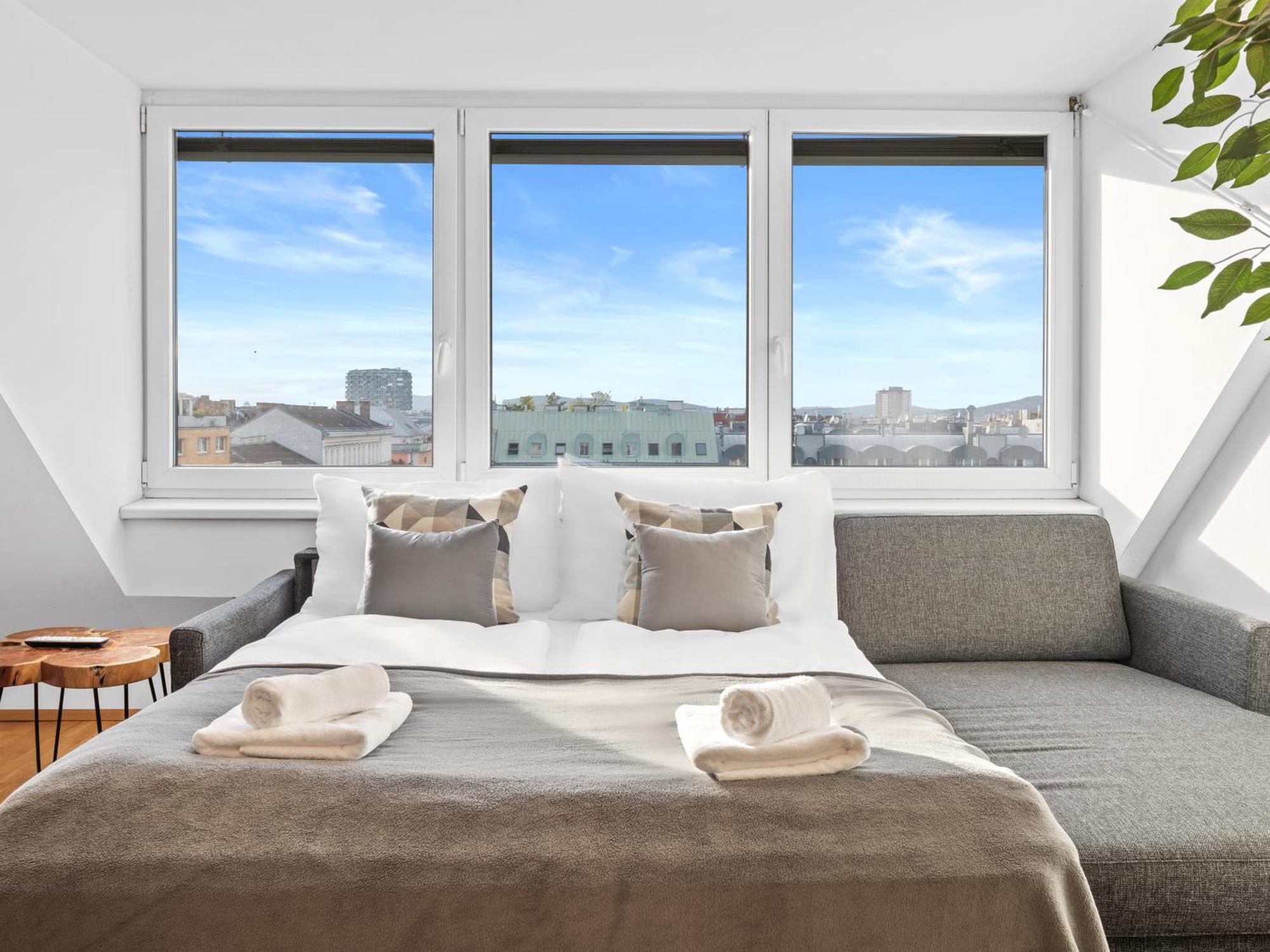 Sky9 Penthouse Apartments Вена Экстерьер фото